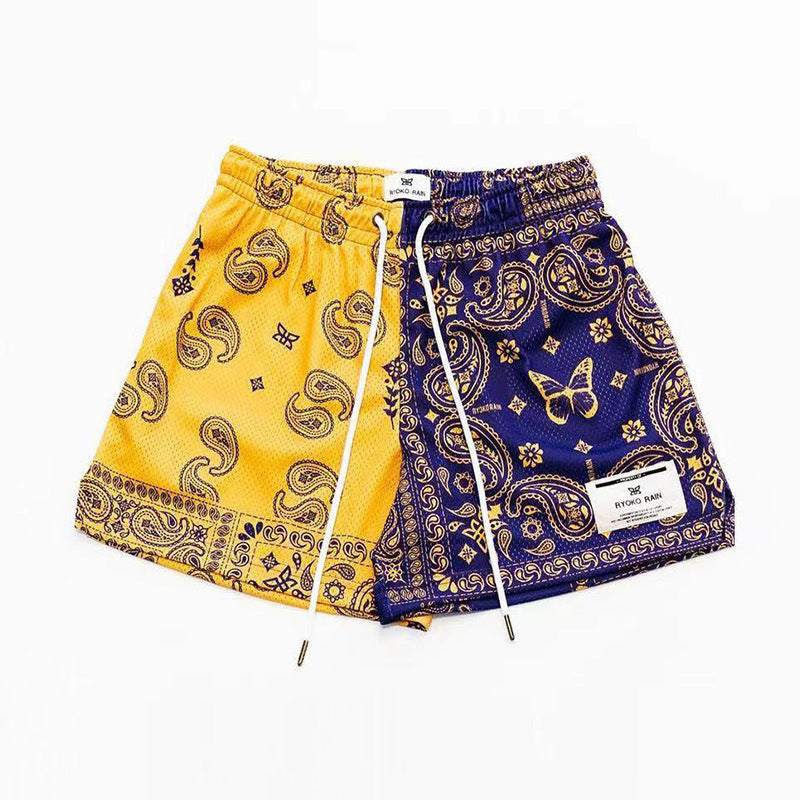 Paisley Mesh Shorts