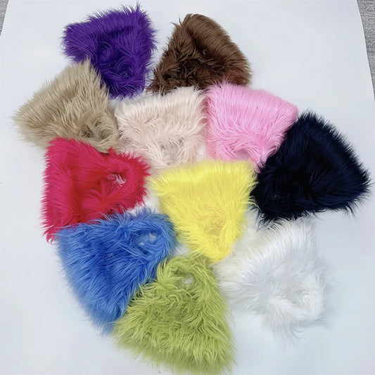 Fashion Faux Fur Plush Winter Purse