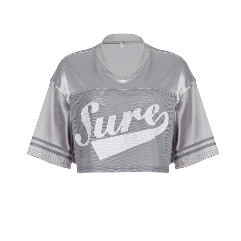 Absolutely Sure of Myself Mesh Crop Top