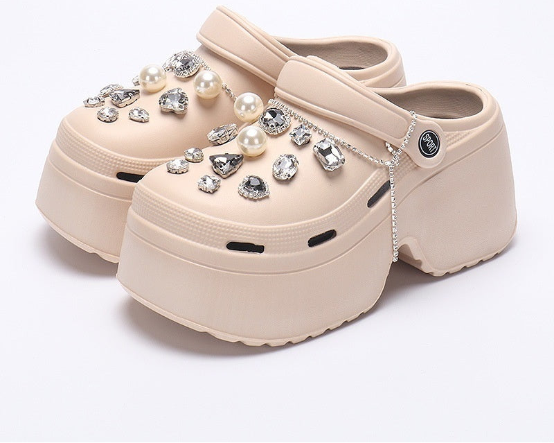 Summer Time Closed Toe Platform Chunky Clogs