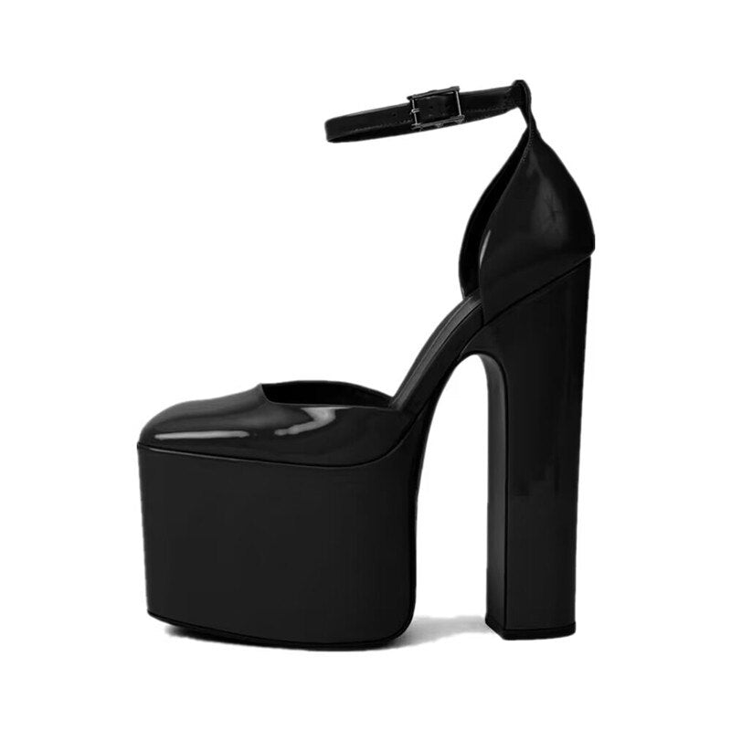 High Standards Thick Sole Platform High Heel