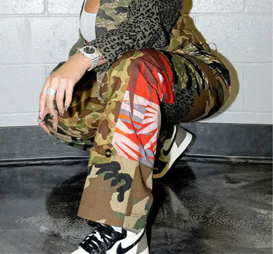 Mixed Feelings Camo Cargo Pants