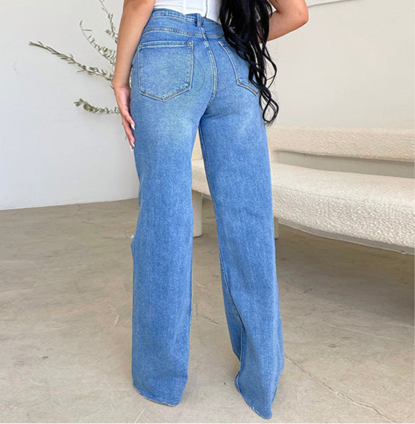 Girl On The Go Casual Denim Jeans