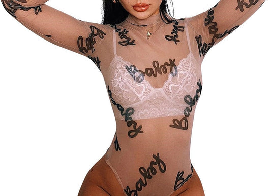 Am I Your Baby Mesh Bodysuit