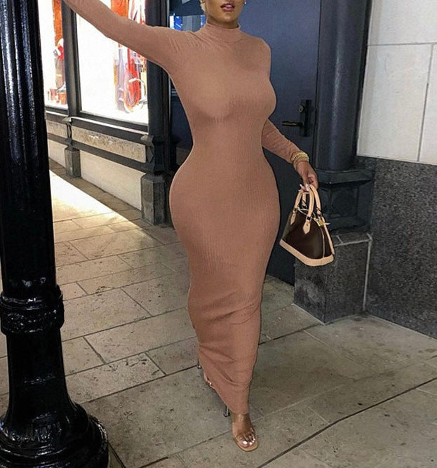 For The Girls Open Back Long Sleeve Dress