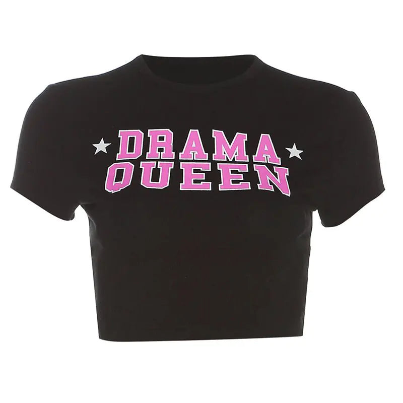 Drama Queen Star Graphic Baby Tee