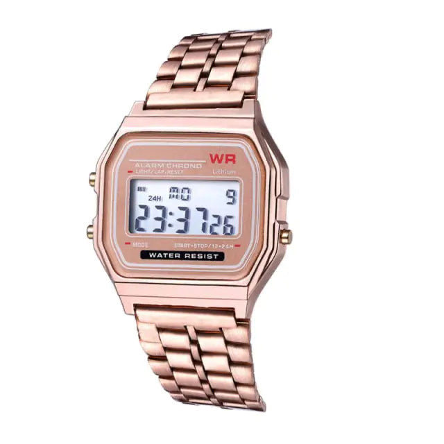 Square LED Digital Sportswear Watch