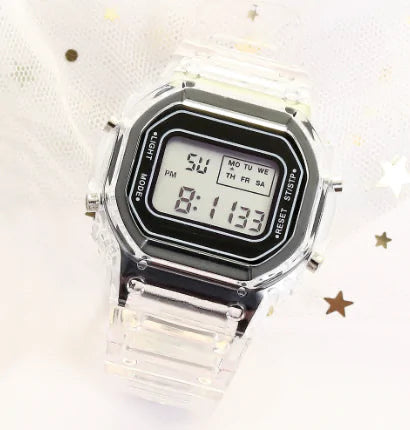 Square LED Digital Sportswear Watch