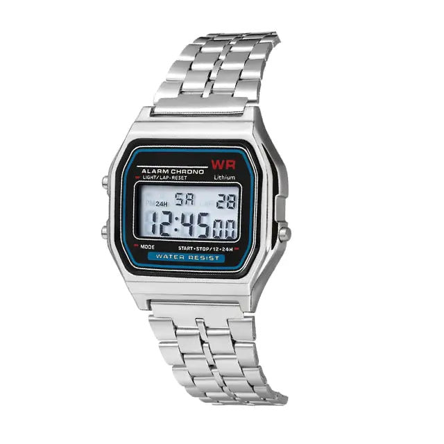 Square LED Digital Sportswear Watch