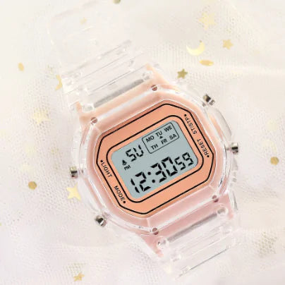 Square LED Digital Sportswear Watch