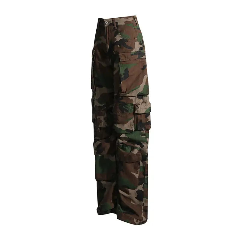 Locked In Baggy Cargo Camo Pants