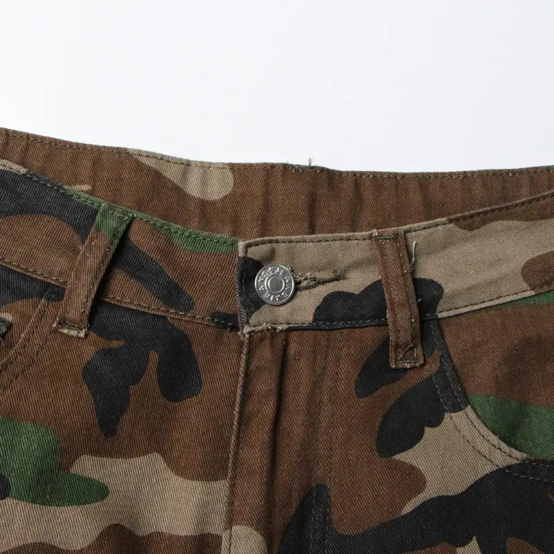 Locked In Baggy Cargo Camo Pants