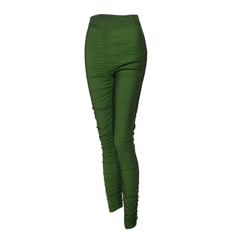 Color Me Money Ruched Mesh Leggings