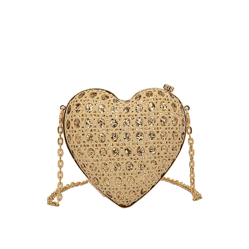 Always A Pleasure Mini Heart Shape Evening Purse