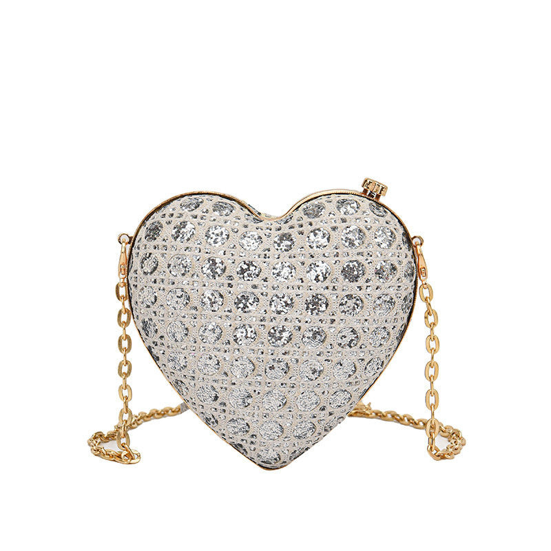 Always A Pleasure Mini Heart Shape Evening Purse