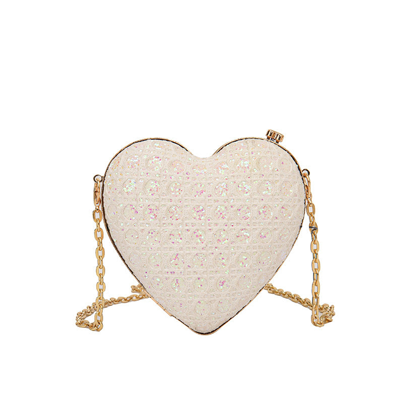 Always A Pleasure Mini Heart Shape Evening Purse