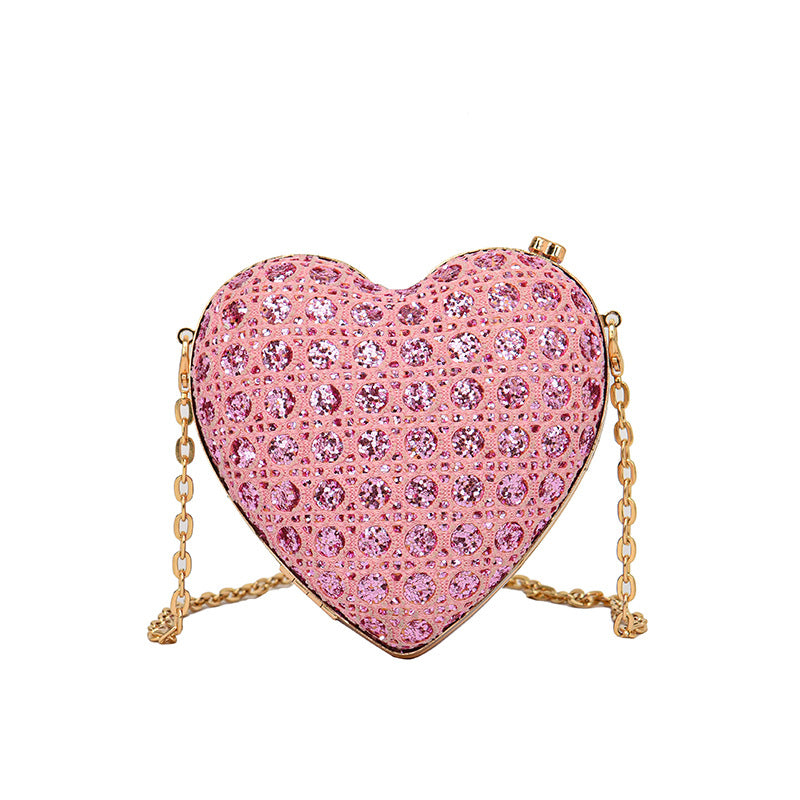 Always A Pleasure Mini Heart Shape Evening Purse