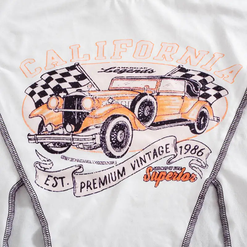 Vintage California Graphic Crop Tee