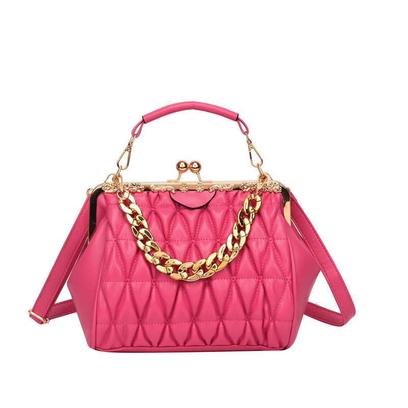 Classy Monroe Textured Pleated Bag