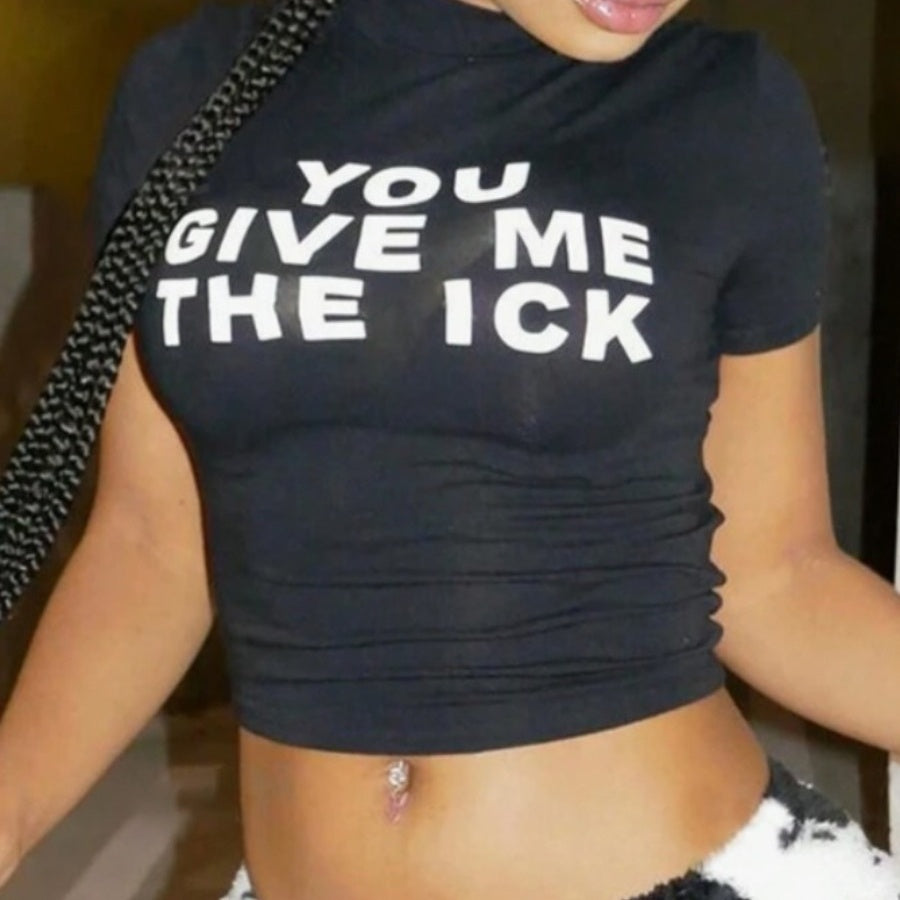 The Ick Crop Tee