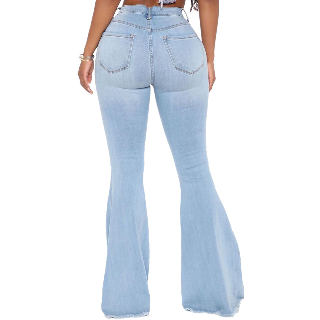 Ring Around The Denim Flared Pants