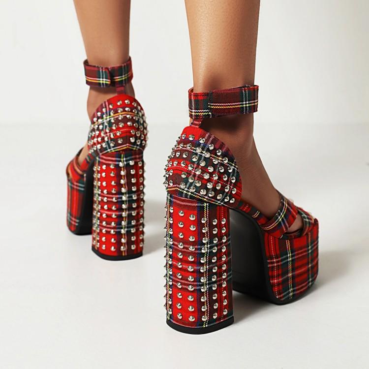 Adored Platform Chunky Heels