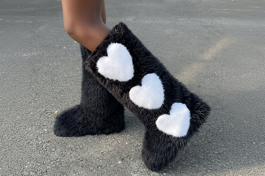 Open Your Heart Fur Boots