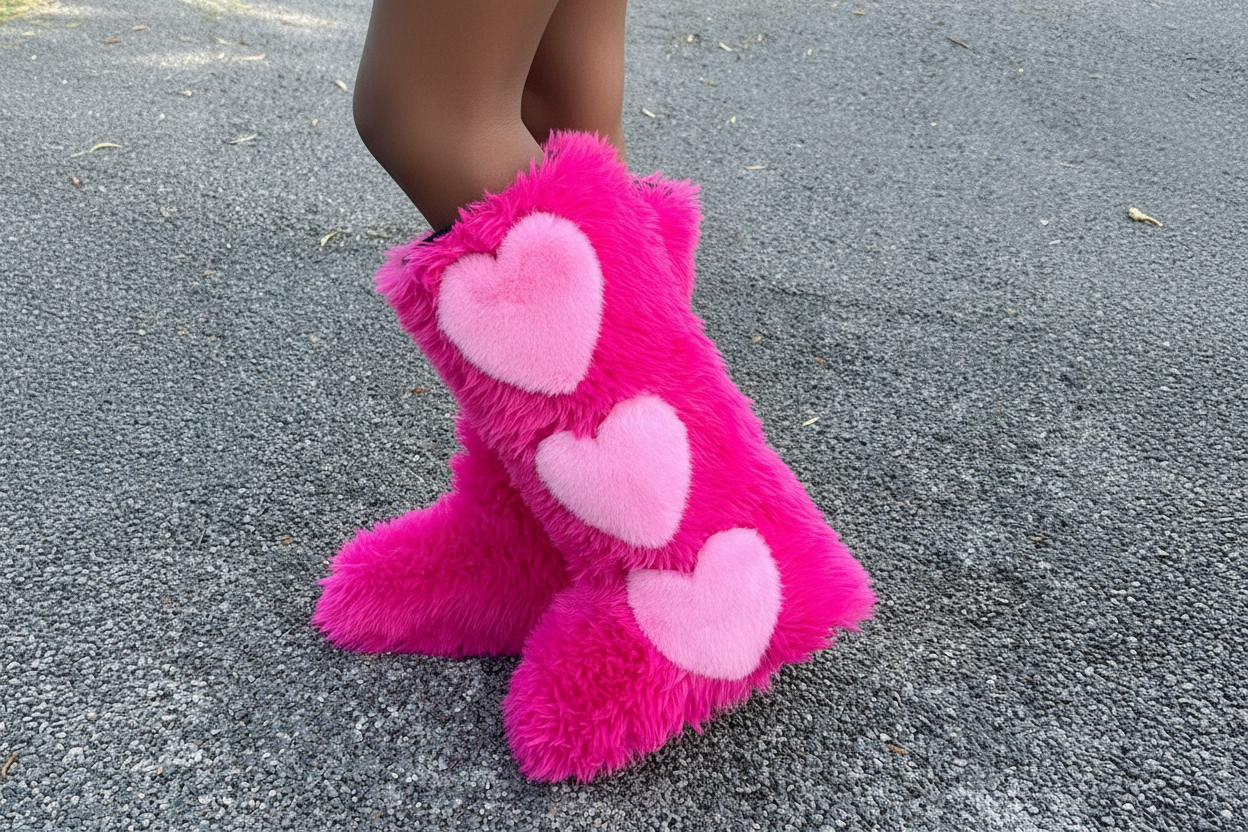 Open Your Heart Fur Boots