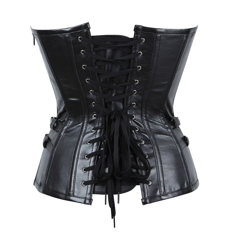 Very Goth Like Leather Corset