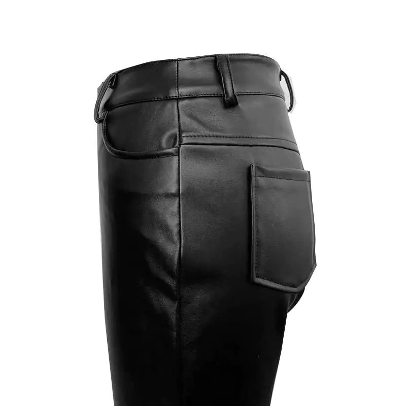 I Dare U High Waist Slimming Faux Leather Pants