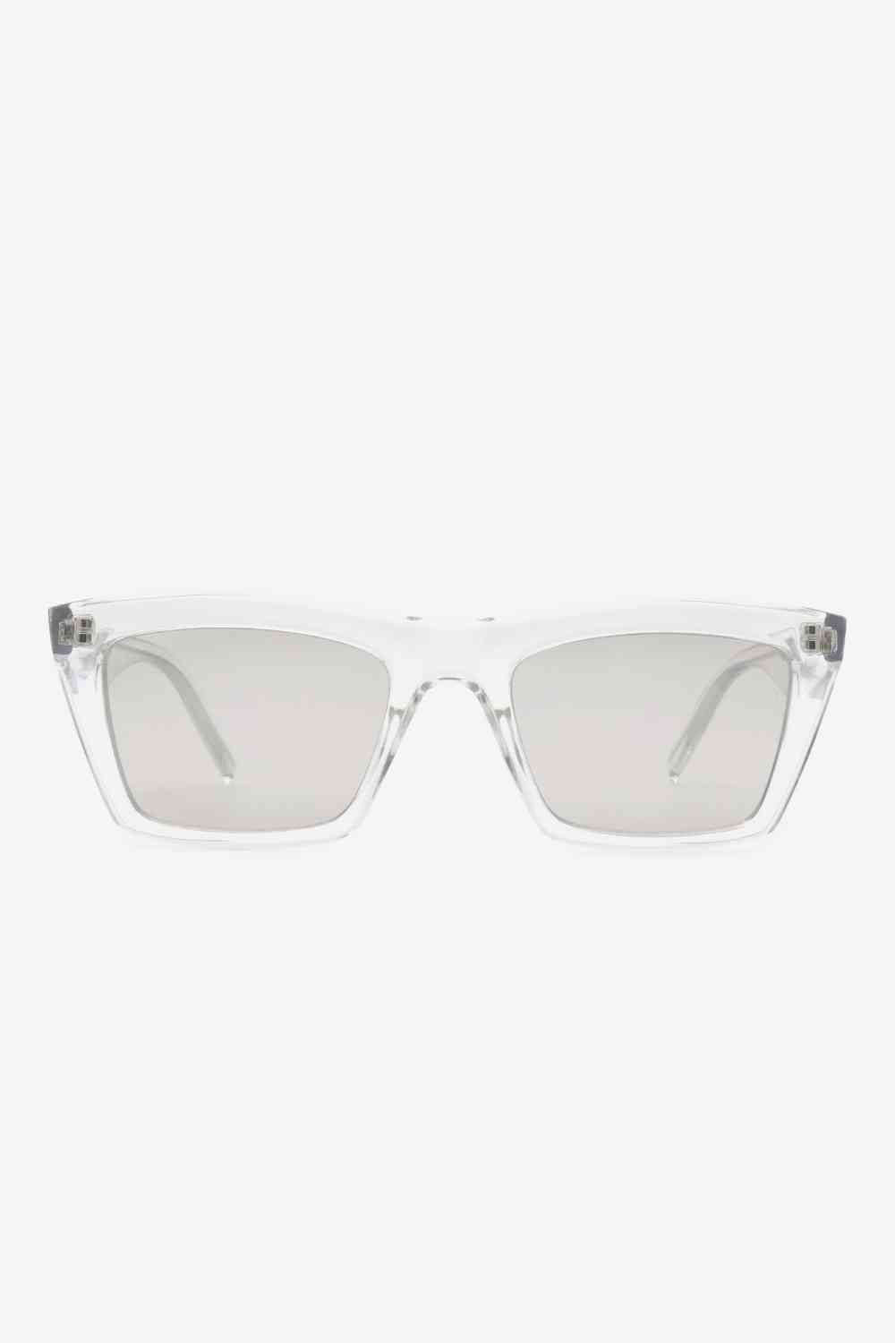 Liyah Clear Frame Rectangle Shades