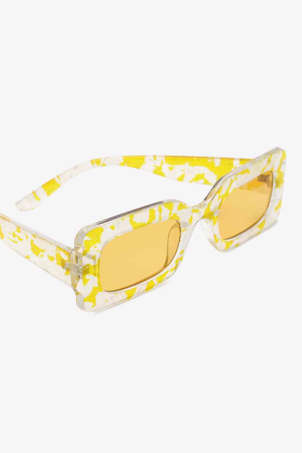 Daisy Rae Tinted Lens Rectangle Print Shades