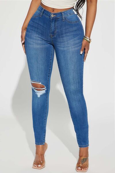 Bottoms Up Distressed Jeans