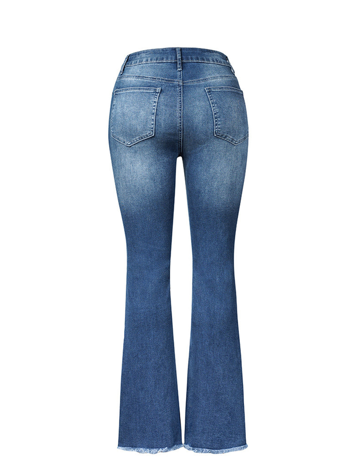 All In The Hips Distressed Bootcut Jeans